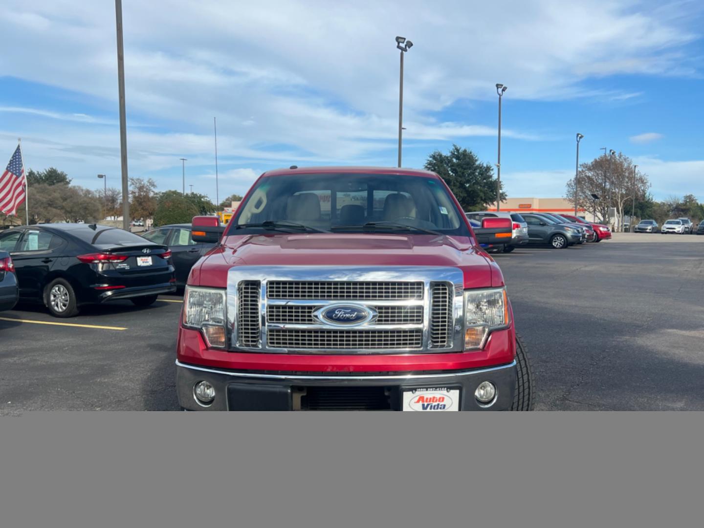 2012 RED Ford F-150 Platinum SuperCrew 6.5-ft. Bed 2WD (1FTFW1CT5CF) with an 3.5L V6 TURBO engine, 6-Speed Automatic transmission, located at 420 I-35E, Lancaster, TX, 75146, (469) 297-4144, 32.593929, -96.823685 - Photo#7